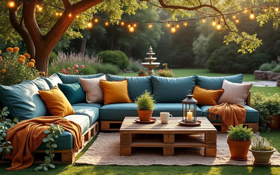 Créer un coin détente dans son jardin en DIY