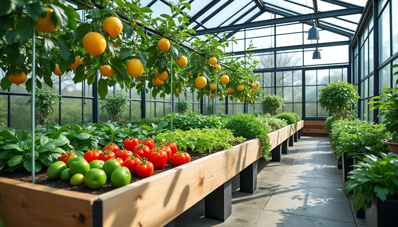 découvrez comment maximiser l'efficacité de votre serre de jardin grâce à notre guide complet, pour profiter de récoltes abondantes et continues toute l'année.