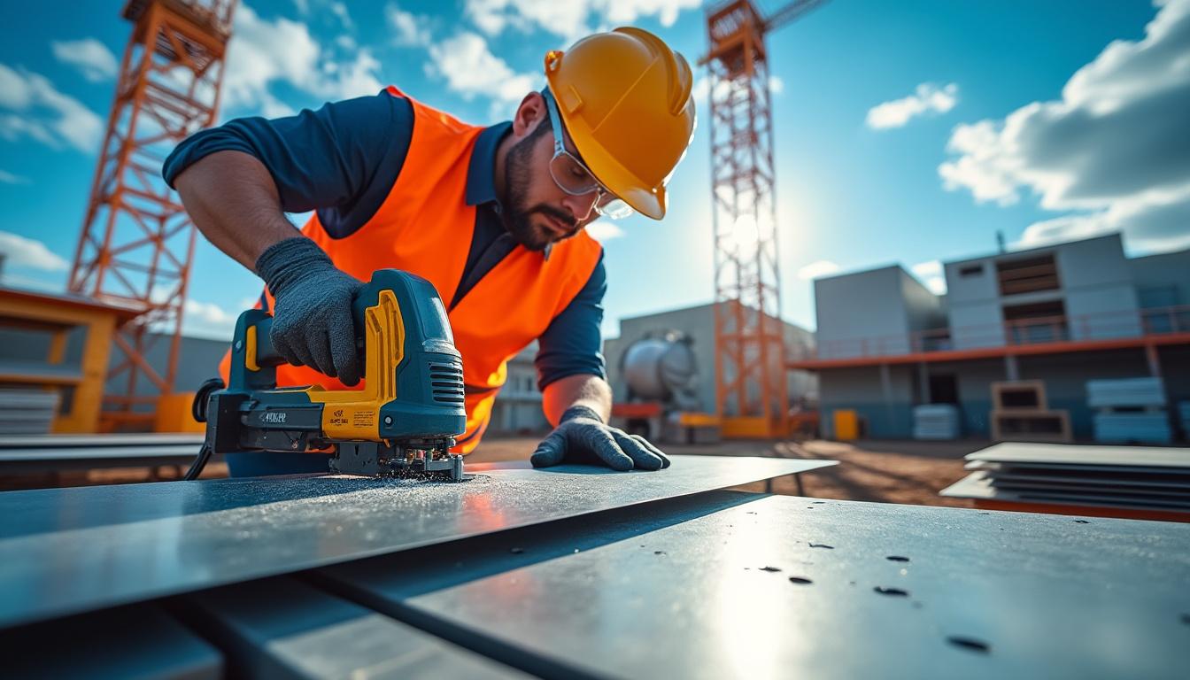découvrez des techniques efficaces pour découper du bac acier sans l'endommager, assurant une découpe précise et propre pour tous vos projets de construction.