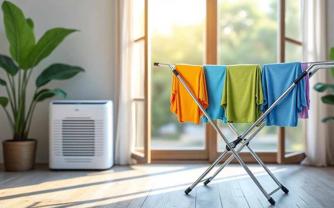 Sécher son linge à l&rsquo;intérieur : comment éviter humidité, mauvaises odeurs et vêtements jamais secs