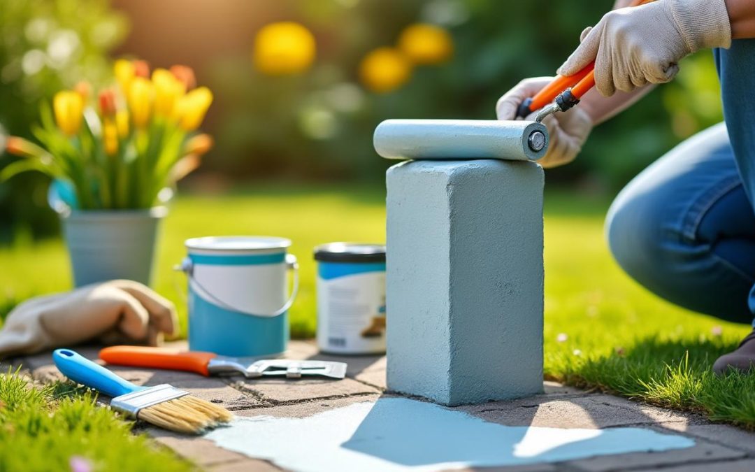 Comment peindre un poteau en béton extérieur : le guide ultime pour une finition résistante et durable