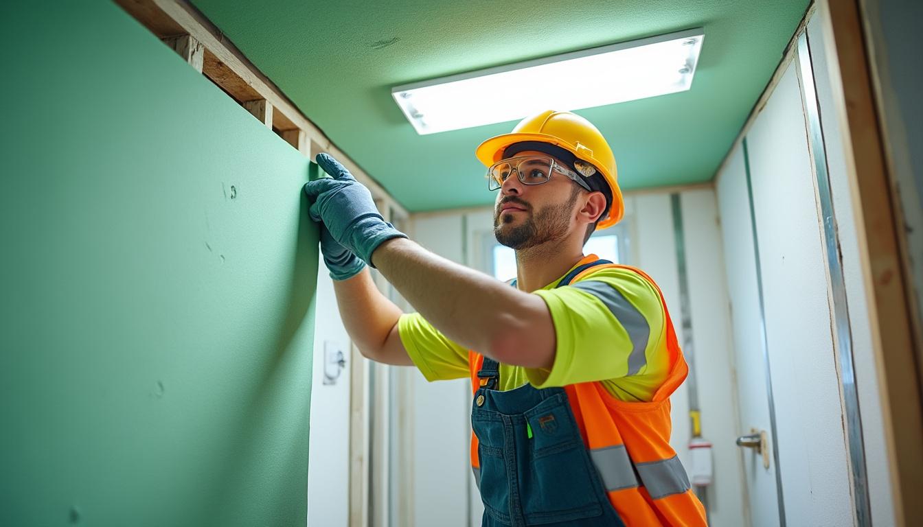 découvrez comment choisir le placo parfait pour un plafond de salle de bain à la fois performant et durable, résistant à l'humidité et facile à installer.