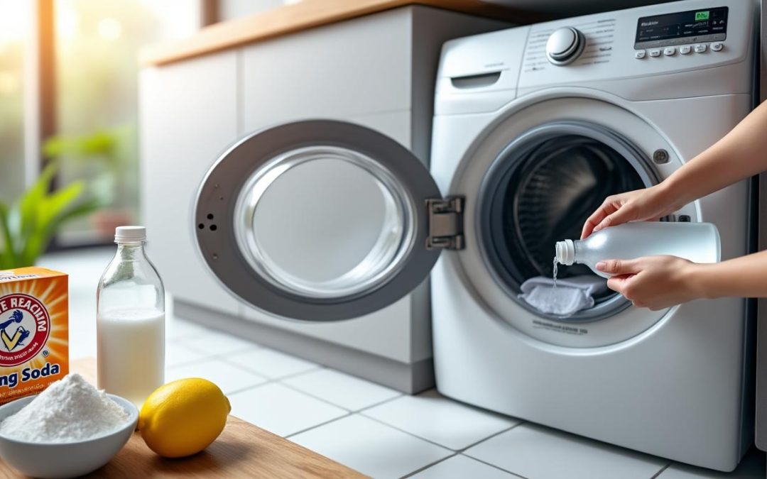 Éliminez définitivement les mauvaises odeurs et résidus de votre machine à laver grâce à cette astuce efficace maison