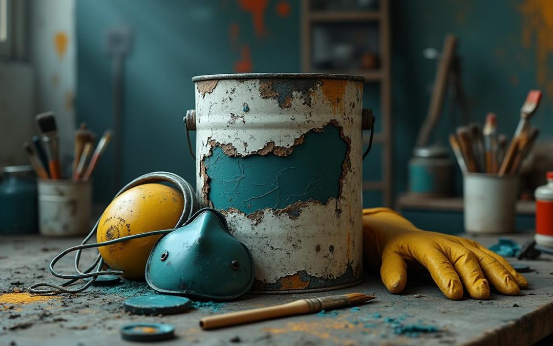 Peinture périmée : risques pour la santé et astuces pour la reconnaître